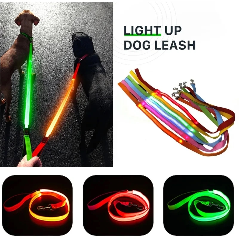 Tech Dog Accessories - Led Pet Dog Leash Rope With