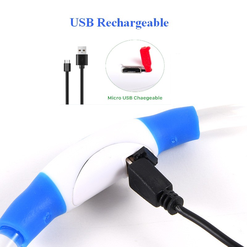 LED Dog Collar Rechargeable 3  - Tech Dog Accessories ulasan dan harga