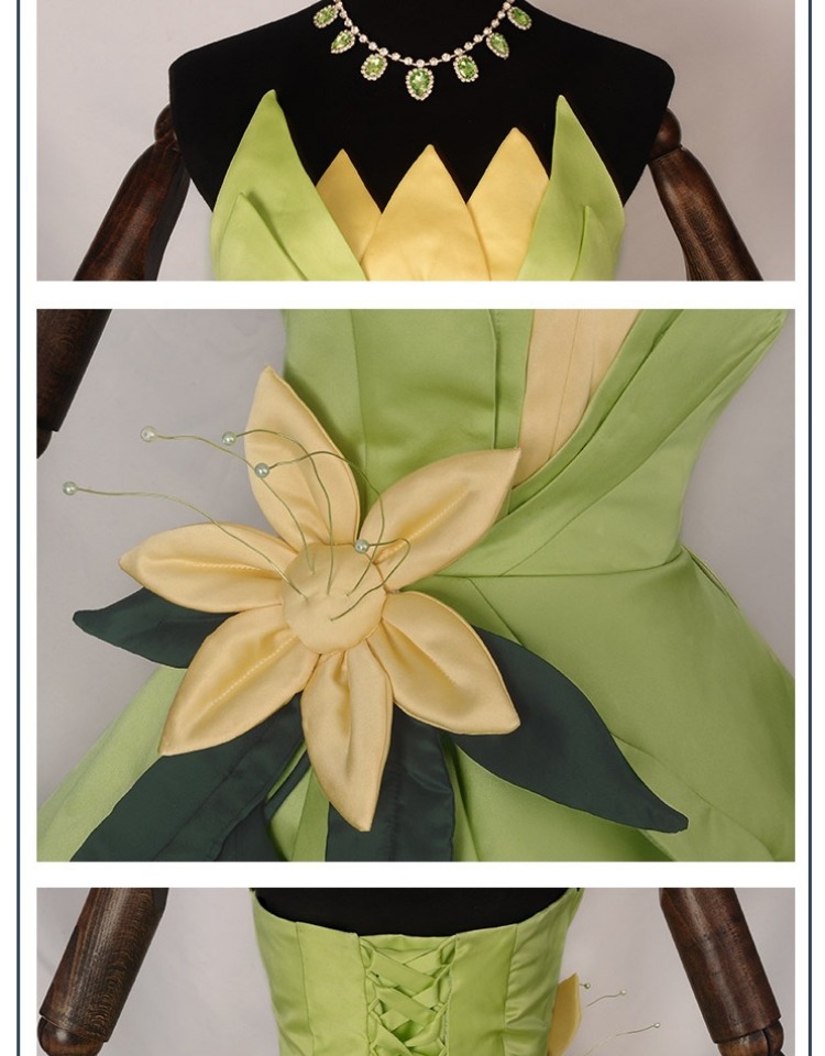 Princess Tiana Dress Cosplay C - Tech Accessories Women ulasan dan harga