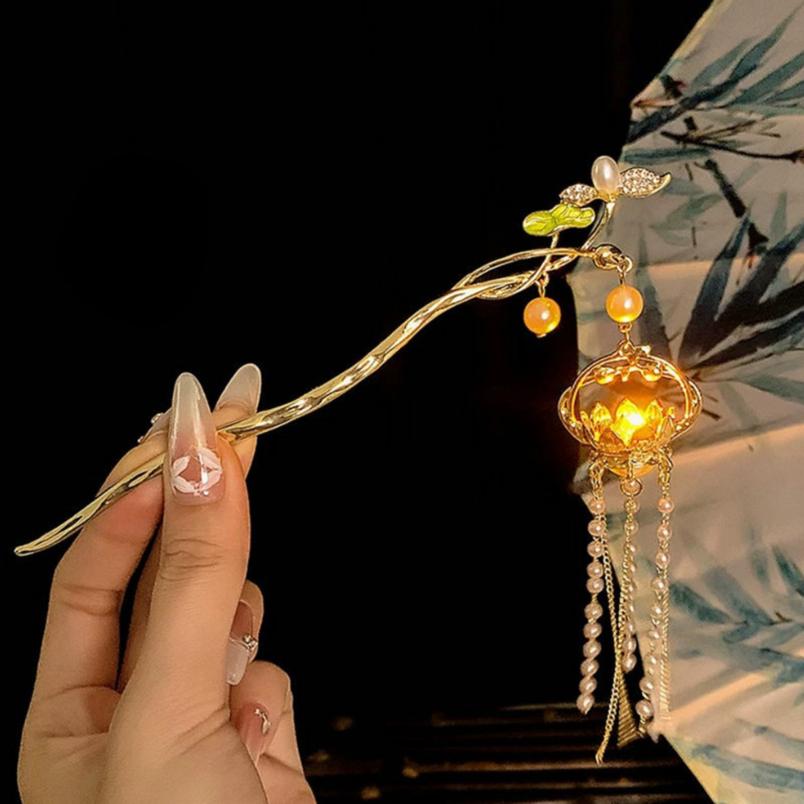 Luminous Flower Hairpin Exquis - Tech Accessories Women ulasan dan harga