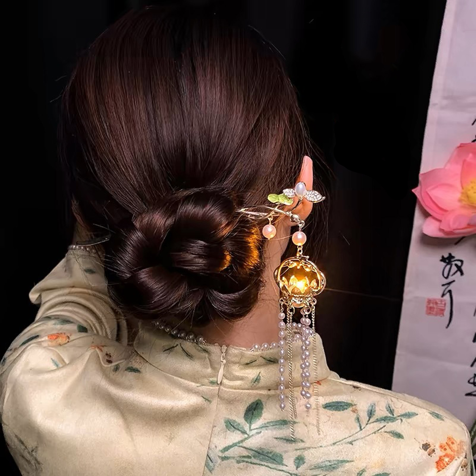 Luminous Flower Hairpin Exquis - Tech Accessories Women ulasan dan harga