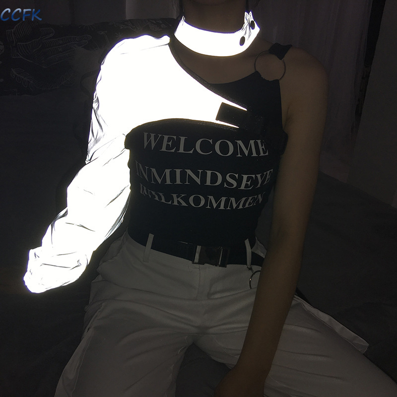 Y2k Aesthetic Reflective Women - Tech Wear Accessories ulasan dan harga