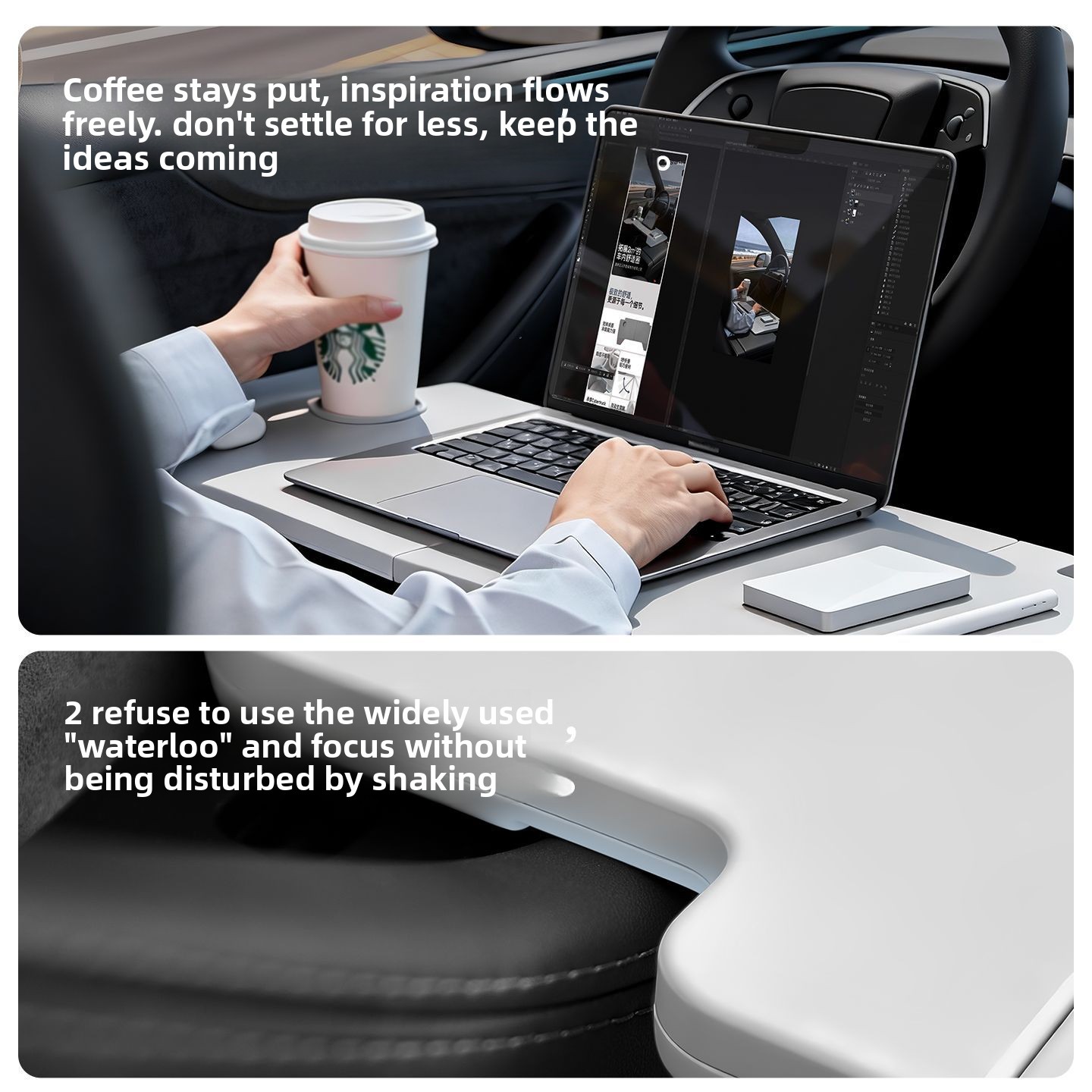 Foldable Car Desk For Tesla Mo - Tech Car Accessories ulasan dan harga