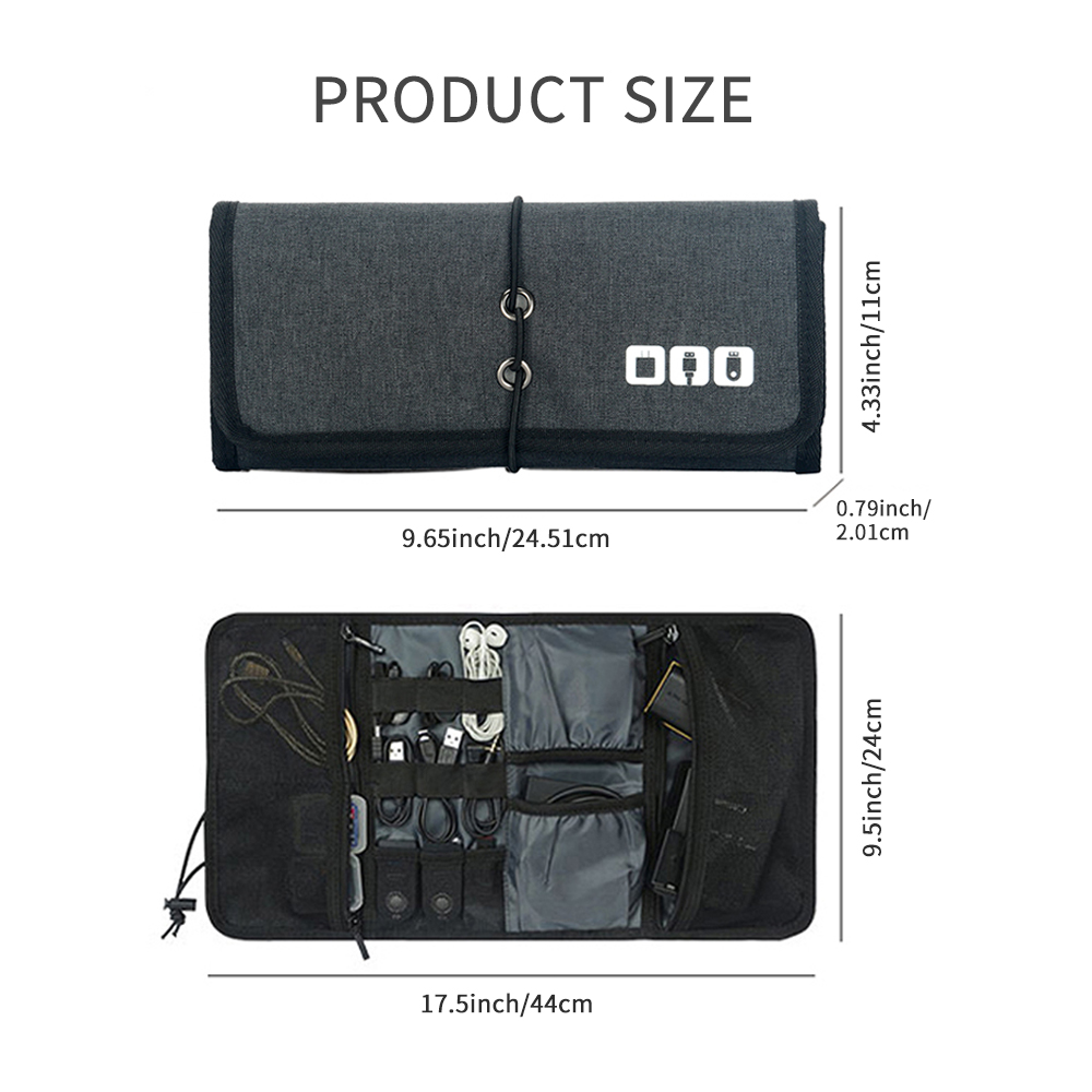 Electronic Organizer Cord Pouc - Tech Accessories Travel Organizer Pouch ulasan dan harga
