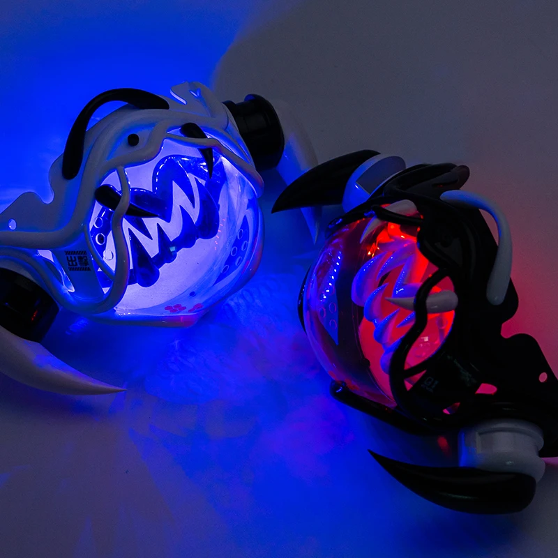 Cyberpunk-Style LED Mech Mask  - Tech Wear Accessories ulasan dan harga
