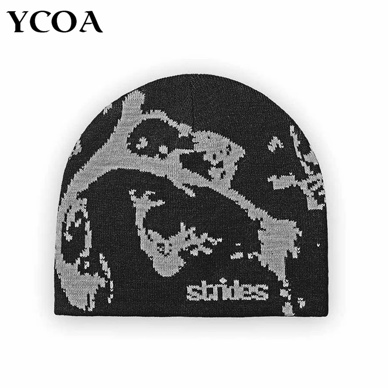 Men Beanie Strides Splatter Be - Tech Wear Accessories ulasan dan harga