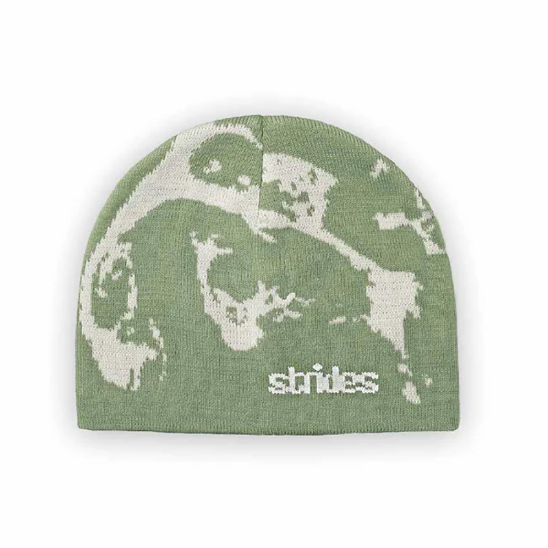 Men Beanie Strides Splatter Be - Tech Wear Accessories ulasan dan harga