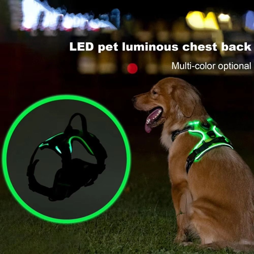 Durable Light Up LED Dog Harne - Tech Dog Accessories ulasan dan harga