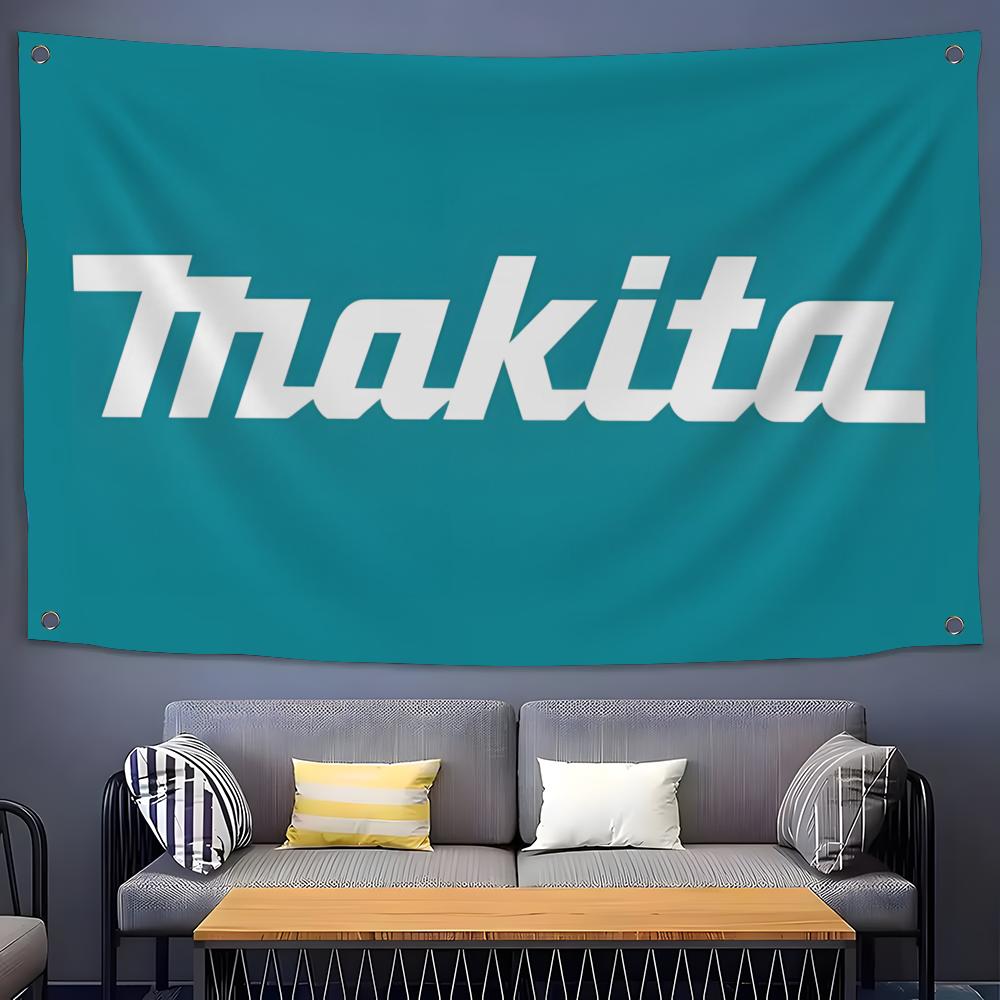M-Makitas Tool Logo Flags Flag - Tech Room Accessories ulasan dan harga