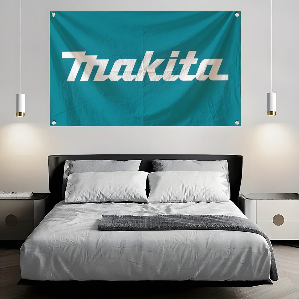 M-Makitas Tool Logo Flags Flag - Tech Room Accessories ulasan dan harga
