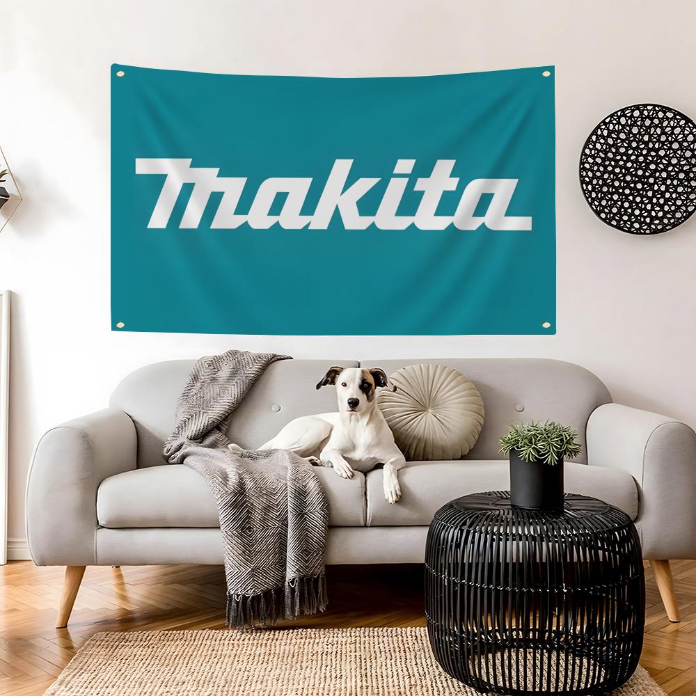 M-Makitas Tool Logo Flags Flag - Tech Room Accessories ulasan dan harga