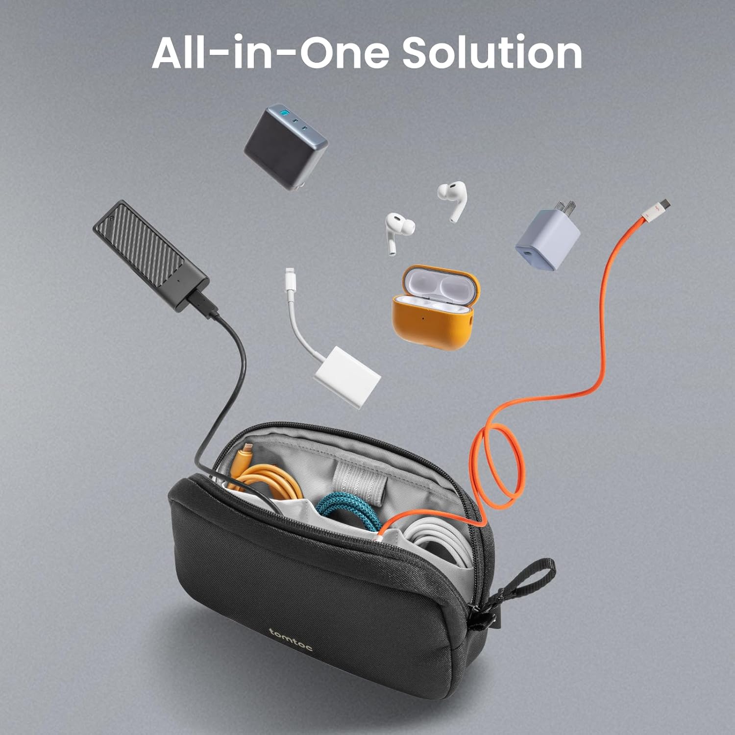Electronics Organizer Travel C - Tech Accessories Travel Organizer Pouch ulasan dan harga