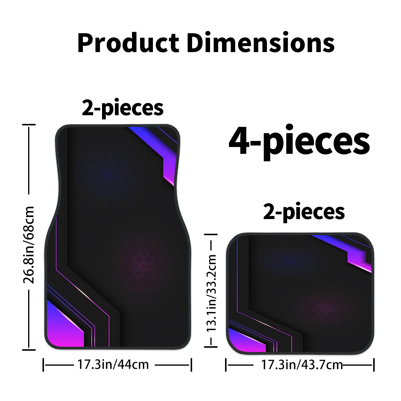 4pcs 2D High-Tech Geometric Pa - Tech Protect Accessories ulasan dan harga