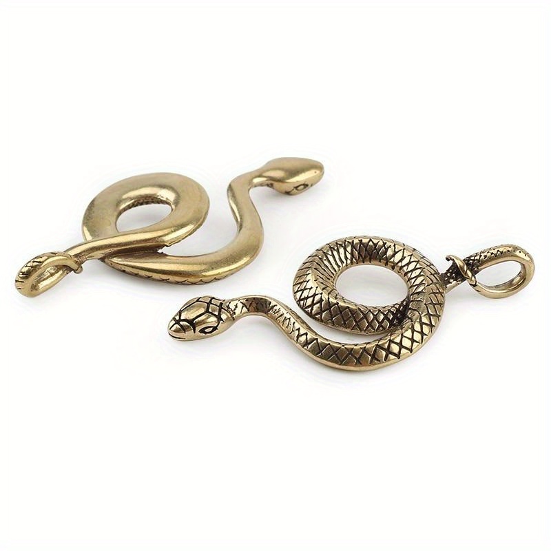 1/2Pcs Snake Zodiac Pendant Vi - Tech Room Accessories ulasan dan harga