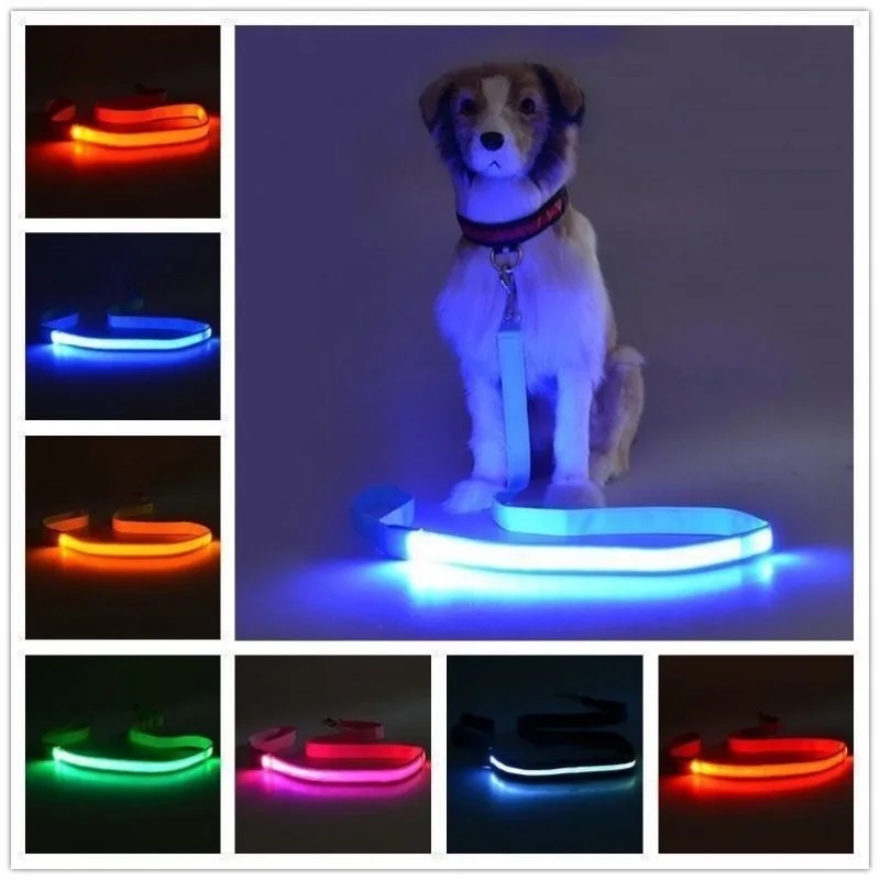 Led Pet Dog Leash Rope With Li - Tech Dog Accessories ulasan dan harga