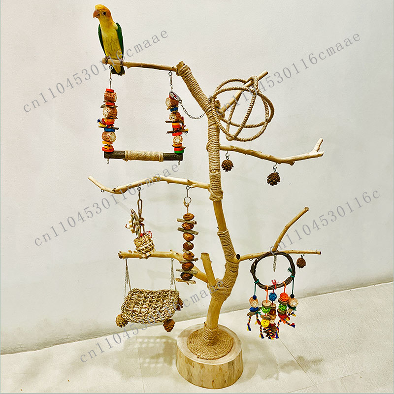 NEW Branch Bird Stand Log Deco - Tech Room Accessories ulasan dan harga