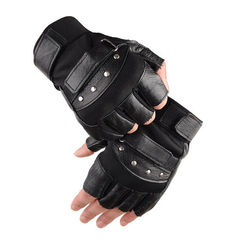 Men's Half Finger Leather Fitn - Tech Wear Accessories ulasan dan harga