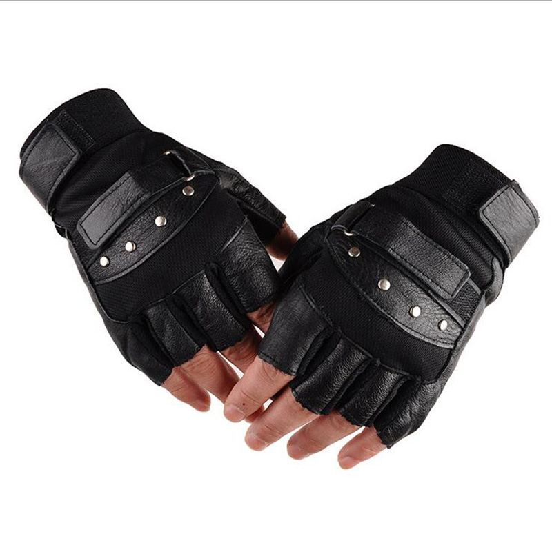 Men's Half Finger Leather Fitn - Tech Wear Accessories ulasan dan harga