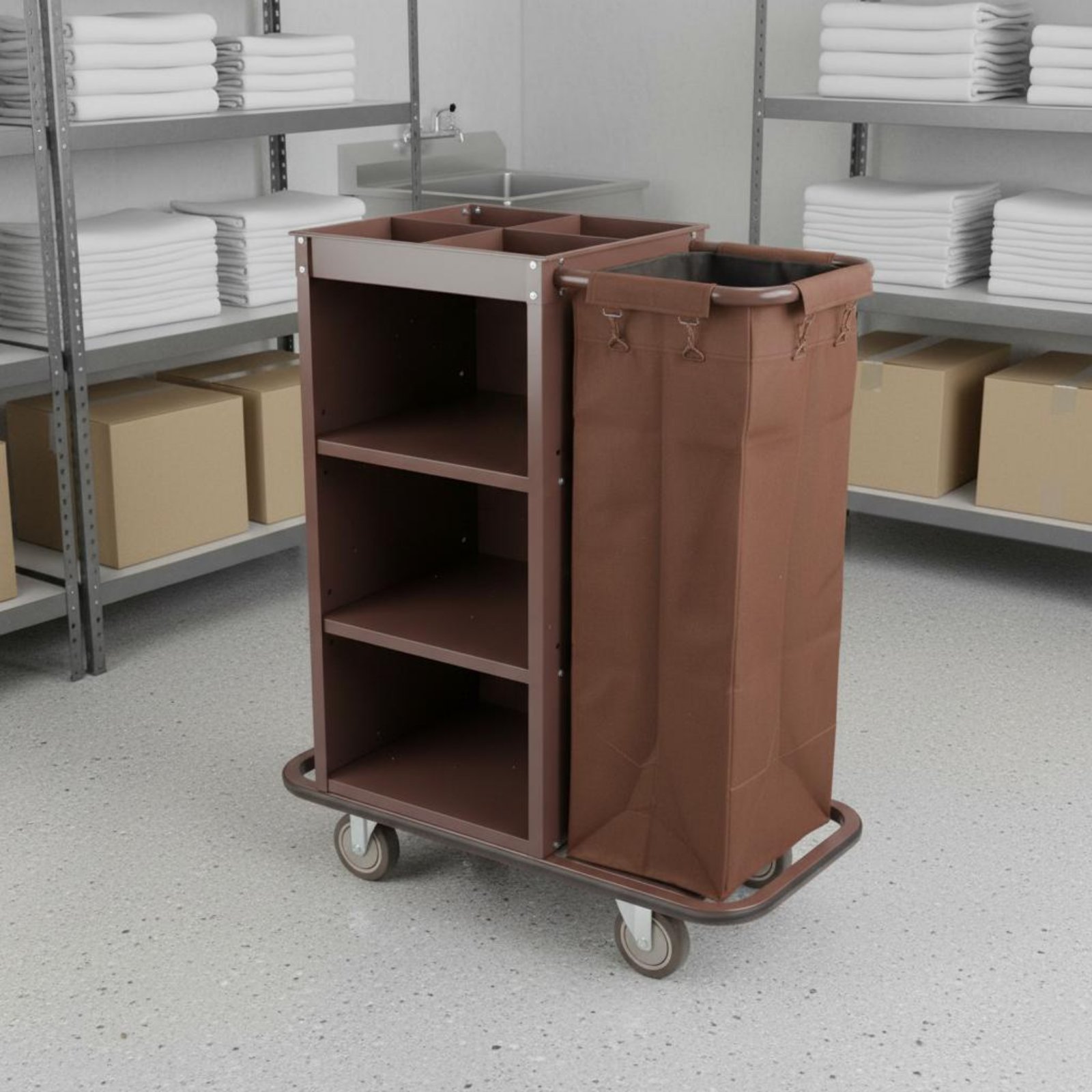 Hotel Linen Cart Multi-Functio - Tech Room Accessories ulasan dan harga