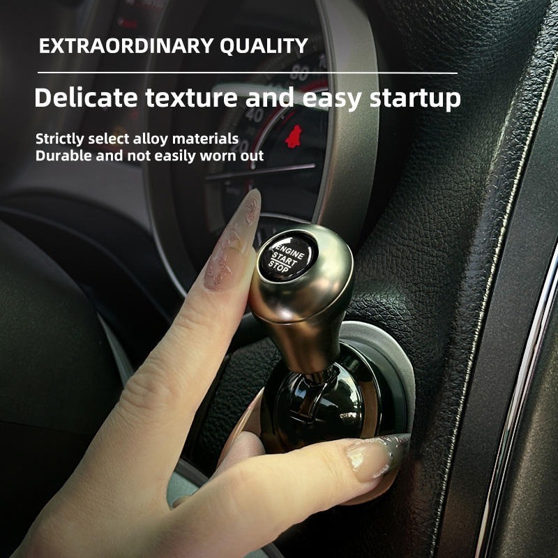 Car One-Touch Start Button wit - Tech Car Accessories ulasan dan harga