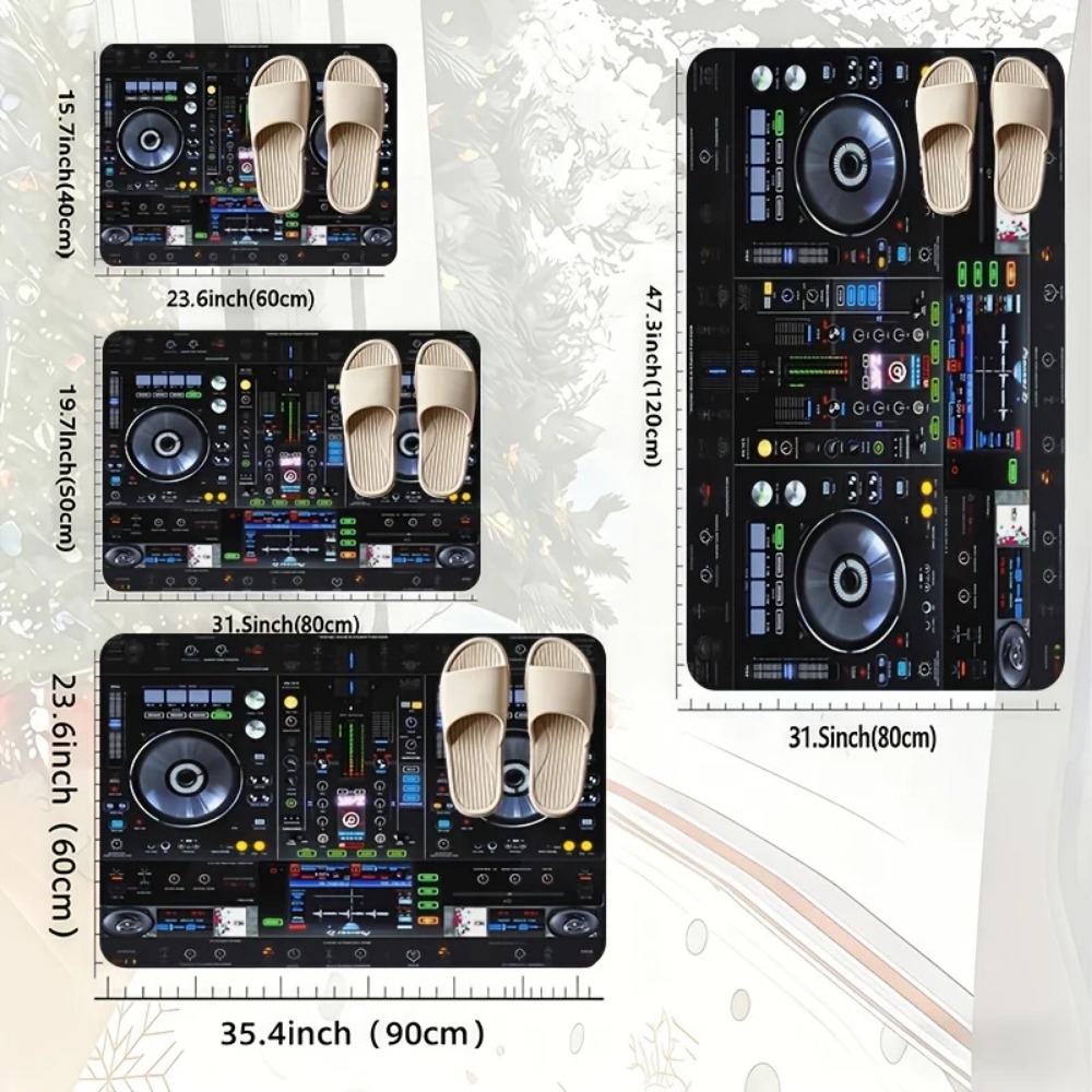 DJ Equipment Pattern 2D Flat P - Tech Room Accessories ulasan dan harga