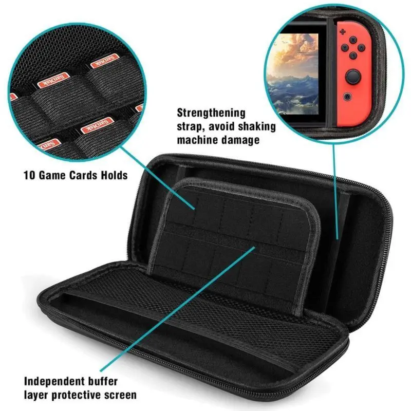 6 in 1 Kit Bags For Nintendo S - Tech Protect Accessories ulasan dan harga