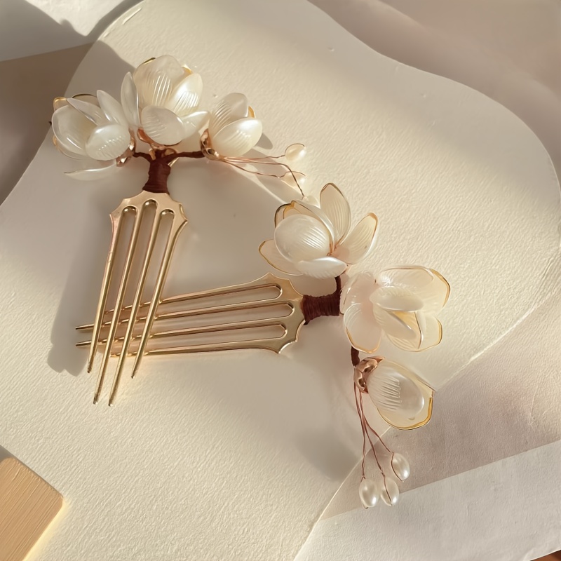 Chinese Style Shell Magnolia F - Tech Accessories Women ulasan dan harga