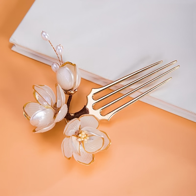 Chinese Style Shell Magnolia F - Tech Accessories Women ulasan dan harga